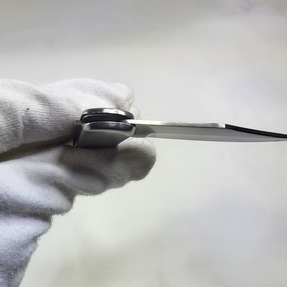 Silver Pocket Knife with Gold Accent - Picture 9 of 14